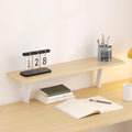 Clamp On Desk Shelf 23.6x7.8 in Floating Desk Desk Shelf by HHFSST