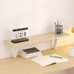 Clamp On Desk Shelf 23.6x7.8 in Floating Desk Desk Shelf by HHFSST