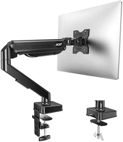 Acer Single Monitor Mount, Fully Adjustable Monitor Arm Fits 17-34" Screens by Unknown