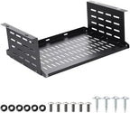 Under Desk Computer Mount for Small Form Factor Sff Computers and Pcs, Using Space 16.7" x H 6" x D 12" Mount Shelf Organizer for Office Home Workstation Gaming Stand up Desk by Otoolling