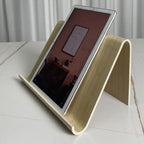 Wooden Tablet Stand, Stable Desktop Holder for Cell Phone - Image 7