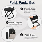 Portable Folding Long Flight Airplane Foot Rest, 2 Pcs - Image 4