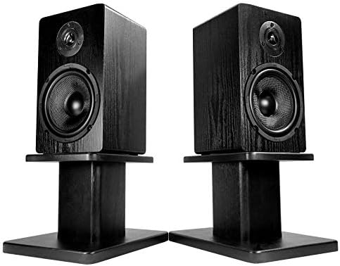Rockville RHT8B Pair 8" Black Desktop Speaker/Studio Monitor Stands - Image 5