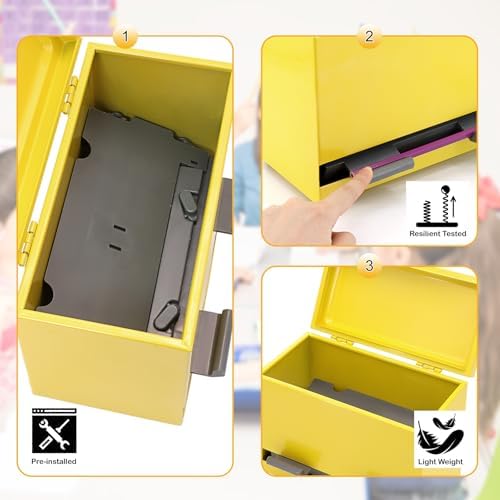 Pencil Dispenser for Classroom & Pencil Holder for Desk with 5 PCS Stickers - Image 2