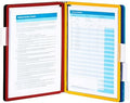 Durable Wall Mount Reference System 5 Double-Sided Panels, Assorted Colors by DURABLEOfficeProducts