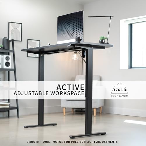 VIVO Rustic Vintage Brown 71 x 30 in Standing Desk, DESK-KIT-0B7N - Image 4