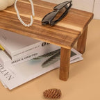 Kitchen Cabinet Counter Shelf Acacia Wood Desktop Organizer Shelf - Image 6