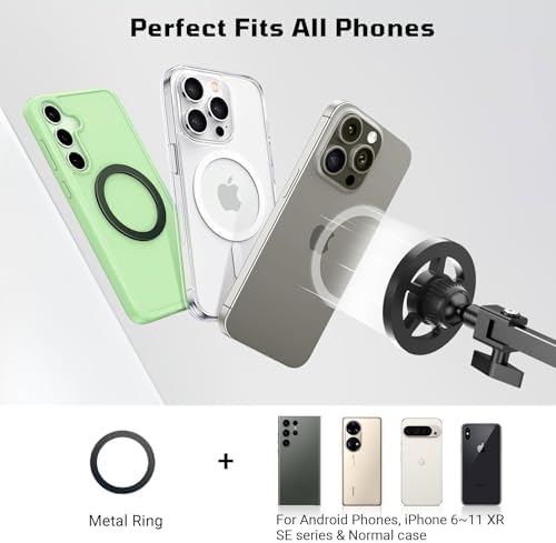 Kefotic Floor Magnetic Phone Holder for Bed Laying Down, Adjustable Bedside Phone Stand for iPhone Magsafe, Headboard Cell Phone Mount for Reading - Image 4