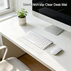 Plastic Chair Mat for Hard Floors, 19×19 Inch Floor Protector for Hardwood Tile Laminate, Non-Slip Office Chair Mat for Desk Rolling Chair, Small Square Mat for Home Office - Image 4