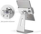 Viozon iPad Pro Stand, Tablet Stands 360° Rotatable Aluminum Alloy Desktop Mount Stand Compatible with 7-13inch iPad Pro iPadAir iPad Mini Surface and Surface Pro (Silver General) - Image 5