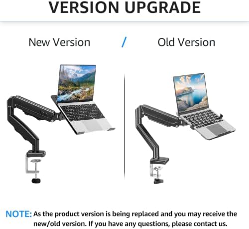 MOUNT PRO Laptop Arm Mount for Desk, Fits Max 17" Notebook and 32" Monitors - Image 6