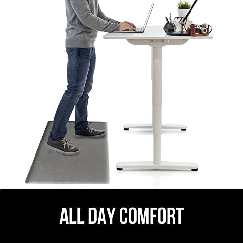 GORILLA GRIP Cushioned Kitchen Mats for Floor, 2 PK, 17x29+17x59, Gray - Image 5