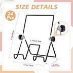 Kenning 24 Pack Adjustable Metal Book Display Stands Bulk - Image 2