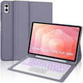Touch Keyboard Case for Samsung Galaxy Tab S11 Ultra 14.6 Inch 2025, Galaxy Tab S11 Ultra Case Keypad with Precise Trackpad, Backlit Keyboard Cover with Pen Holder for Samsung Tablet 14.6'', Lavender by Unknown