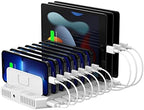 Unitek 10-Port Charging Station, USB Charger Organizer for Multiple Device by Unitek