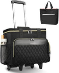 Ytonet Rolling Teacher Bag, 15.6 In Rolling Laptop Bag with Teacher Tote by YTONET