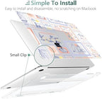 DONGKE Compatible with MacBook Pro 13 inch Case 2024 2023-2020 Release A2338 M2/M1 A2251 A2289 with Retina Display & Touch ID, Plastic Hard Shell & Keyboard Cover & Screen Film - Italy Stamp - Image 4