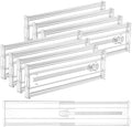 Vtopmart 4" Regular Upgrade Drawer Dividers for Clothes, 12.8"-22.3" 8 Pack by Vtopmart