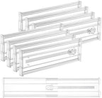 Vtopmart 4" Regular Upgrade Drawer Dividers for Clothes, 12.8"-22.3" 8 Pack by Vtopmart