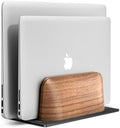 UPERGO Vertical Laptop Stand, Dual Slot Wood Holder for Desk by UPERGO