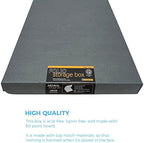 Lineco Clamshell Archival Storage Box, 18.5x24.5x1.75 Inch, Gray - Image 5