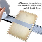 PerKoop Paper Document Sorter Plastic Alphabetical File Organizer, 2 Sets - Image 5