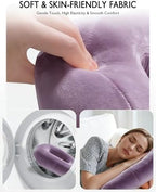 Miledi Tablet Pillow Stand for Bed with Detachable Snack Bowl, Purple - Image 7