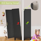GAIOUS Metal Storage Cabinet, Black Pantry Storage Cabinets with 2 Door - Image 6