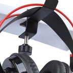 VOSAREA 2pcs Metal Headphone Hanger Hooks Heavy Duty Headset Rack with Black Painted Finish for Schoolbag and Handbag Under Desk Storage - Image 4