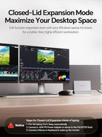 USB C Docking Station Dual Monitor 4K@60Hz, Laptop Dock with Vertical Stand - Image 4