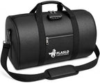 FLASLD Fireproof Document Bag with Lock, 18x10x8.5in Large Fireproof Waterproof Storage Bag, Silicone Coated Fiberglass Emergency Bag with Shoulder Strap for Laptop, Cash, Passport, Home Office by FLASLD