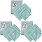 MR.SIGA Ultra Fine Microfiber Cloths for Glass, Pack of 18, 35 x 40 cm 13.7" x 15.7" by MRSIGA