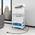 Natwind 3 Tier Large Printer Stand, 24"x20", with Charging Station,White by Natwind