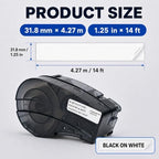 M21-1250-427 Self-Laminating Wire Labels for M210/M211/BMP21, 1.25'' x 14' - Image 2