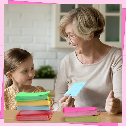 Ctosree 1440 Pcs Back to School Index Cards, 3 x 5 Inch, Neon Color - Image 5