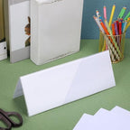 15 Pieces Acrylic Name Plate for Desk, 11" X 4.25" Name Tent for Meeting - Image 5