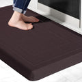 UKISS 9/10"" Extra Thick Cushioned Anti Fatigue Kitchen Mat, Waterproof High Density Foam Standing Desk Mat, Non-Slip Ergonomic Comfort Mat for Kitchen, Office,Workstation (Brown, 20" X 32") by Unknown