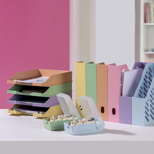 HAN Croco flashcard Box, Easy to Learn Vocabulary with 5-Compartment Learning System, DIN A7 Index Box for 900 Cards, Including 5 Support Plates + 100 flashcards, Index Box, Learning Box, 997-887, - Image 4