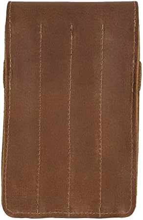 Pen Holder, Pencil Case, Minimalist Style Holder, Classic Storage, Full Grain Leather, Handmade, Single Malt Mahogany - Image 2