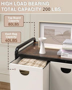 Laundry Sorter 3 Section,Laundry Basket with Wheels,3×15.8 Gal (60L) - Image 2