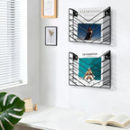 Wall Mounted Magazine Rack, Wall Mounted File Organizer - Image 4