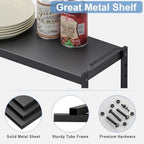Expandable Cabinet Shelf Organizer, Metal Kitchen Countertop Storage Shelf - Image 7