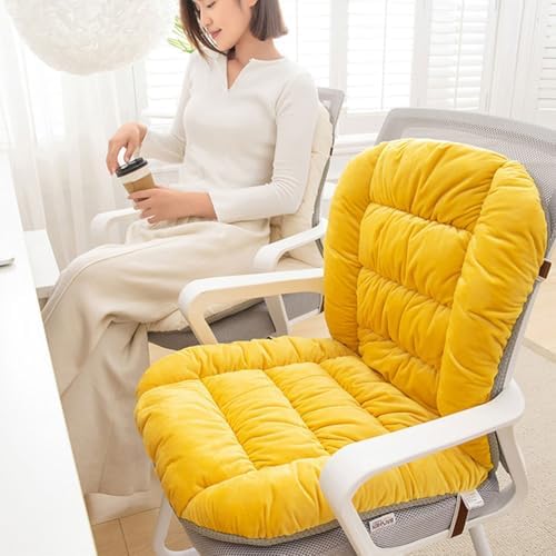 Desk Chair Cushion Office Chair Cushions with Removable Cover Soft Seat Pad Dorm Seat Pad with Back Support Rocking Chair Cushions,90×50cm - Image 6
