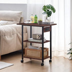 Lerliuo 3-Tier Printer Stand with Charging Station, Rolling Printer Table - Image 7