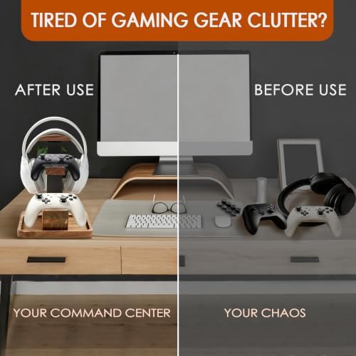 MINCORD Gaming Headset Stand with Controller Holder - Image 6