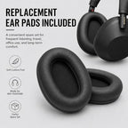 Sony WH1000XM6/B Best Wireless Noise Canceling Headphones, Black Bundle with Deco Essentials Headphones Ear Pads Replacement Headset Ear Cushions and Deco Gear Unofficial Master Guide - Image 3