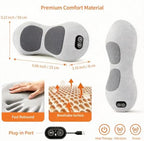 2026Upgraded 3-in-1 Lumbar Support Pillow, Triple Fusion Lower Back Massager with Heat Vibration & Stretching, Ergonomic Waist Cushion for Home Office Car Bed Travel,Gray - Image 3