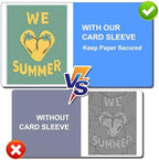 Sherr 5 Pcs Rigid Poster Protectors 24 x 36 Inch, Clear PVC Sleeves - Image 3
