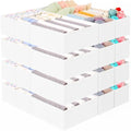 Criusia 26 Pack Drawer Organizer for Clothes, Foldable Dresser Dividers with 3 Sizes, Fabric Storage Bins – White by Criusia