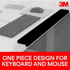 3M Gel Wrist Rest for Standing Desks, Wraps Around Edge of Desk for Comfort, Non-Slip Back Stays in Place (WR200B) - Image 5